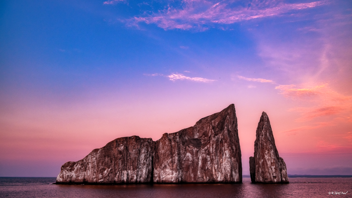 Ancient Sunset - Blue
